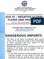 Unit Ix - Negative Global Flows and Processes: GE-SS: The Contemporary World