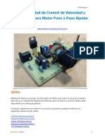 Control de Velocidad y Sentido de Giro para Motor Paso A Paso Bipolar PDF