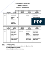 Cronograma de Actividades Nefrologia Medicina Ii Grupo Ii 2014 14022014