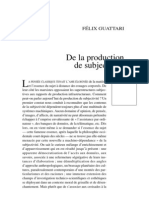 De La Production Du Subjetivite_Guattari