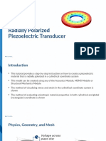 Radially Polarized Piezoelectric Transducer