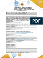 Formato Respuesta - Fase 2 - La Antropología y Su Campo de Estudio