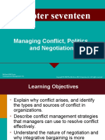 Chapter Seventeen: Managing Conflict, Politics, and Negotiation