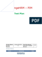 Orangehrm - Pim: Test Plan