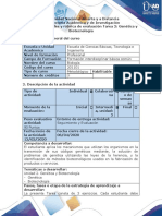 Guía de actividad y rúbrica de evaluación - Tarea 2 - Genética y Biotecnología.docx