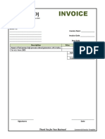 Commercial Invoice Template