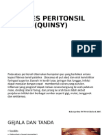 Tutorial ABSES PERITONSIL (QUINSY) Dr. Renny