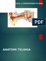 Anatomi, fisiologi, Telinga