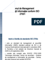 Sistemul de Management Al Securitatii Informatiei Conform ISO 27001
