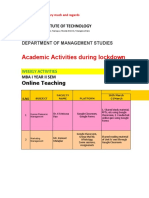 Revised - BVRIT (Website) - MBA-ACADEMIC ACTIVITIES DURING LOCKDOWN