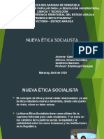 Ensayo Sobre Nueva Ética Socialista