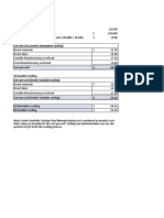 Absorption and Variable Costing - Burns Company