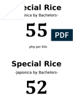 Special Rice: Japonica by Bachelors