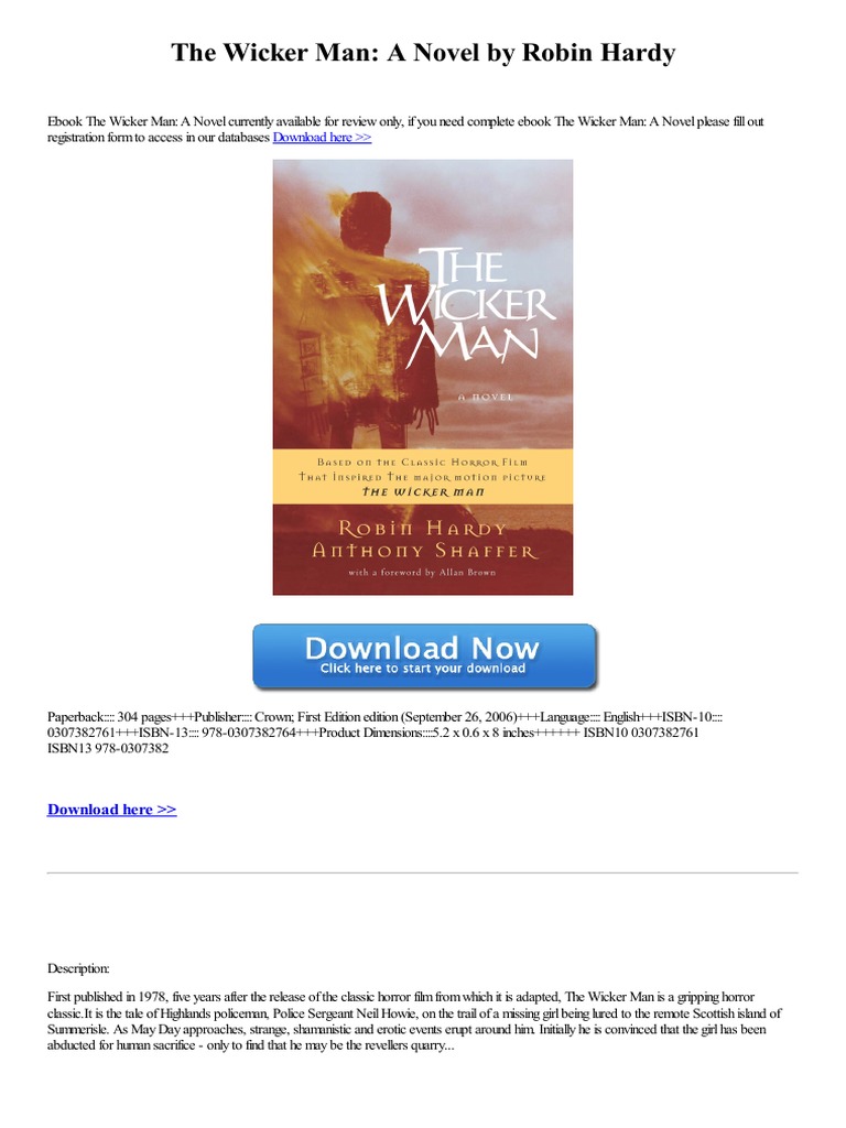 The Wicker Man A Novel PDF PDF