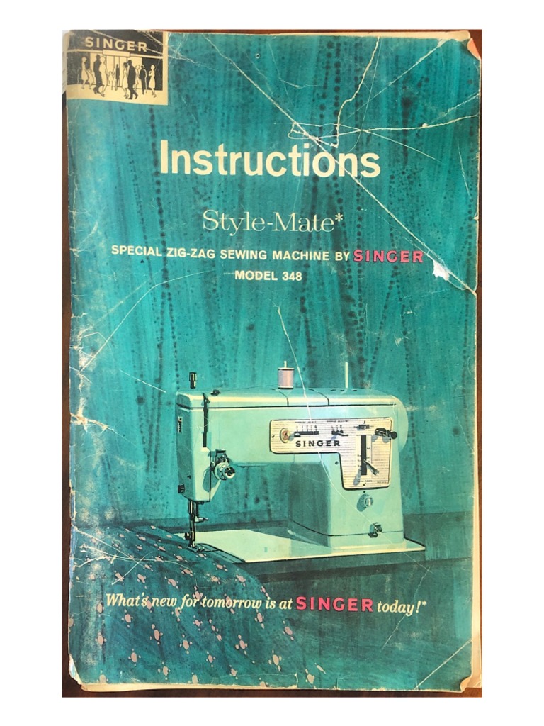 Singer Model348 Manual 1966 | PDF
