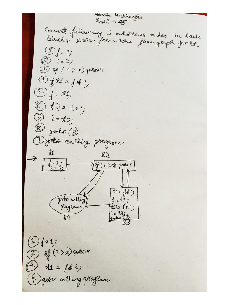 Basic Blocks and Flow Graph PDF | PDF