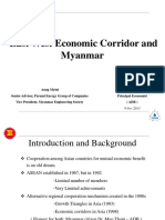 AEC 11 EconomicCorridor UAungMyint