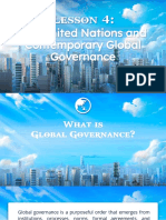 The United Nations and Contemporary Global Governance