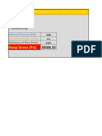 Hoop Stress Calculator