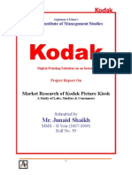 Market Research of Kodak Picture Kiosk - A Study of Labs, Studios & Consumers.