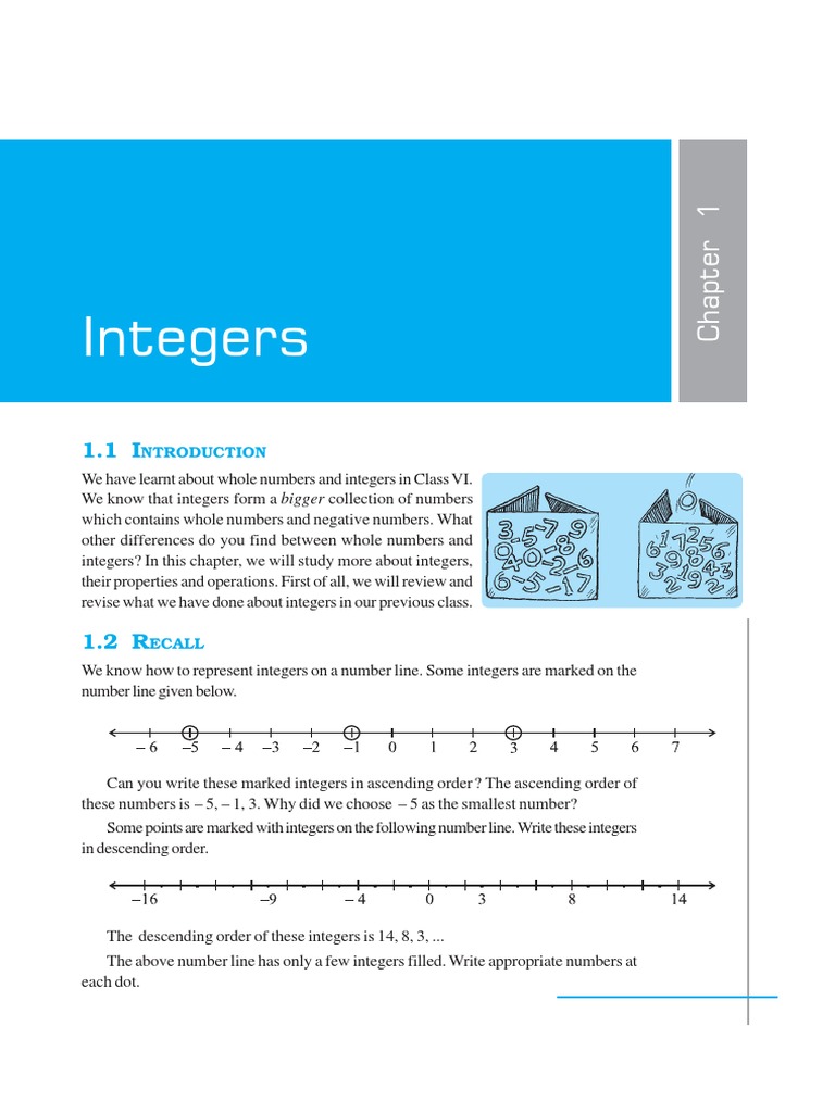 Math Integer PDF | PDF | Business