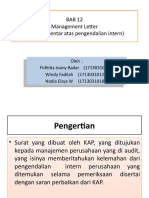 Audit Management Letter BAB 12