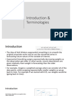 Introduction & Terminologies