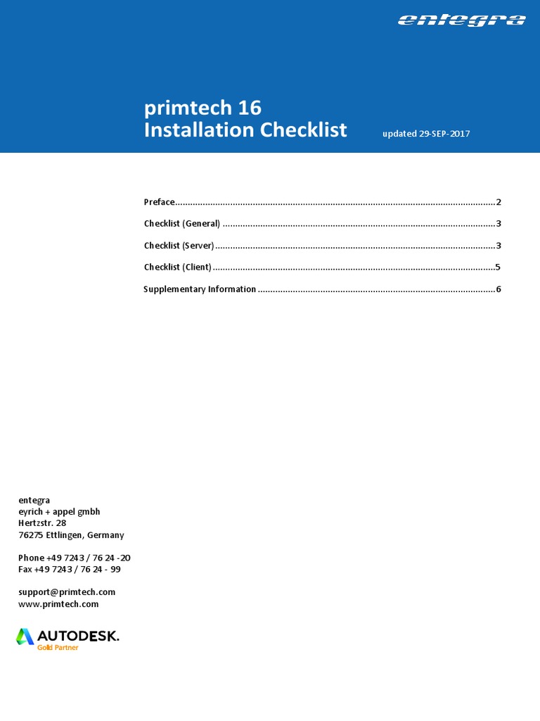 Primtech 16 Installation Checklist | PDF | Port (Computer Networking ...
