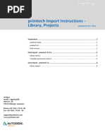 Primtech Import Instructions - Library, Projects: Updated 04-NOV-2016