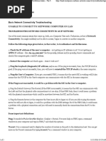 Basic Network Connectivity Troubleshooting - TechNation (India) - The Free KB PDF