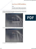 Microsoft Windows Server 2008 Installation