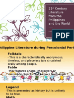 21st Century Philippine Literature: Exploring Ancient Forms