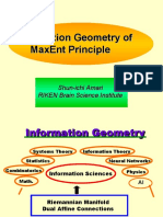 Information Geometry of Maxent Principle