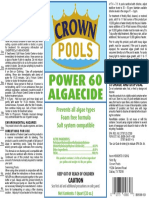 Pools: Power 60 Algaecide