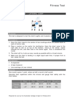 Fitness Test: Endurance Test - Lateral Jump