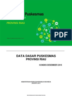 Data Dasar Puskesmas Riau 2016 PDF