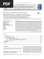 Power Loss Due To Soiling On Solar Panel PDF