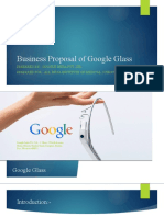 Business Proposal of Google Glass