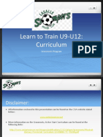 Learn To Train U9-U12: Curriculum: Grassroots Program
