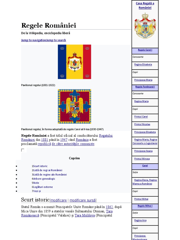 Regii Romaniei | PDF