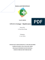 Portofolio G2P1A0 41-42 Mingg + Oligohidramnion + IUGR PDF