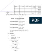 Figure III.2.3: Dead Load Calculation For Semi Basement