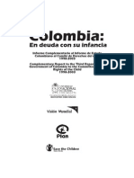 Informe Complementario al Informe de Estado Colombiano al Comité de Derechos del niño 1998-2003