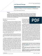 Bacillus Clausii - The Probiotic of Choice in The Treatment of Diarrhoea 2015 PDF