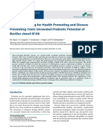 Genome Profiling For Health Promoting and Disease Preventing Traits Unraveled Probiotic Potential of Bacillus Clausii B106 PDF