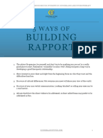 Building Rapport: 5 Ways of