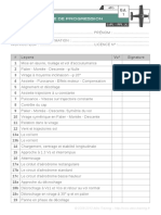 Fiche de Progression Simple PDF