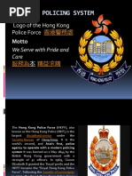 Hongkong Policing System: Logo of The Hong Kong Police Force