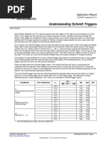 Understanding Schmitt Triggers: Application Report