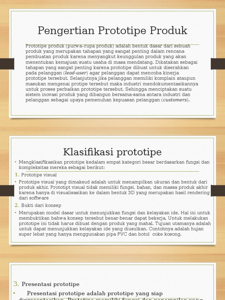 Prototipe Produk Keunggulan Prototyping Adalah